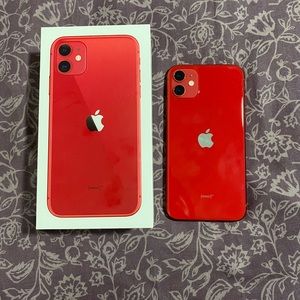 Apple Iphone 11, Red, 128gb (unlocked)